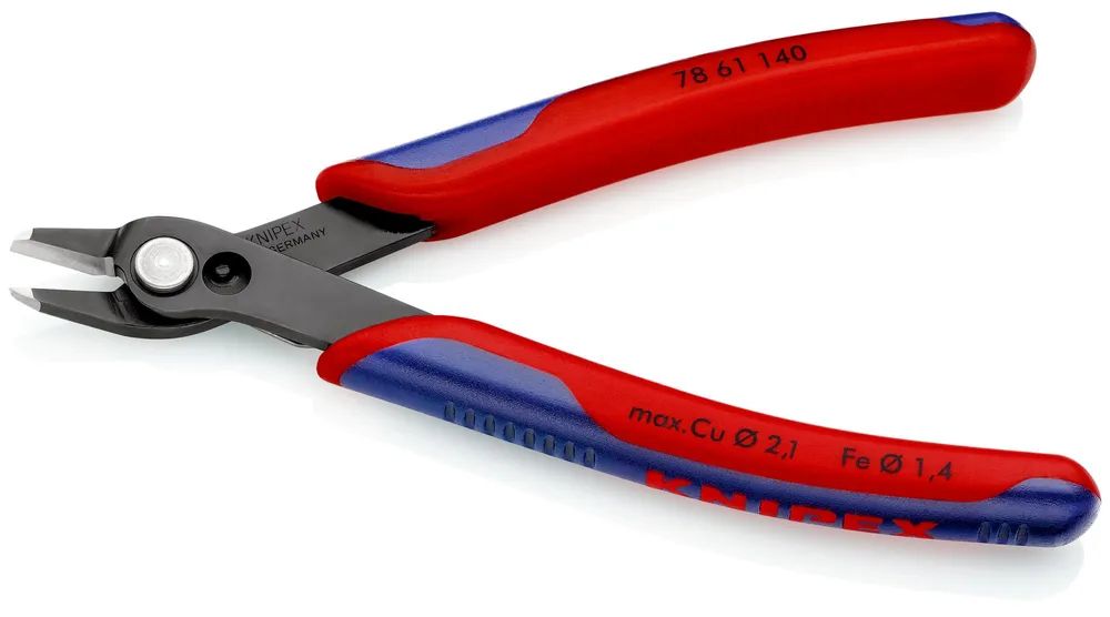 KNIPEX 78 61 140 Electronic Super Knips® XL mit Mehrkomponenten-Hüllen brüniert 140 mm