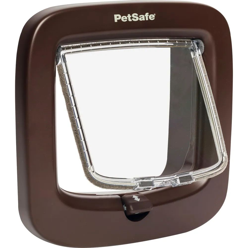 Fritz Göbel GmbH & Co. KG  PETSAFE Katzentür - 4Weg-Kunststoff, holzfarbig, manuell zu öffnen