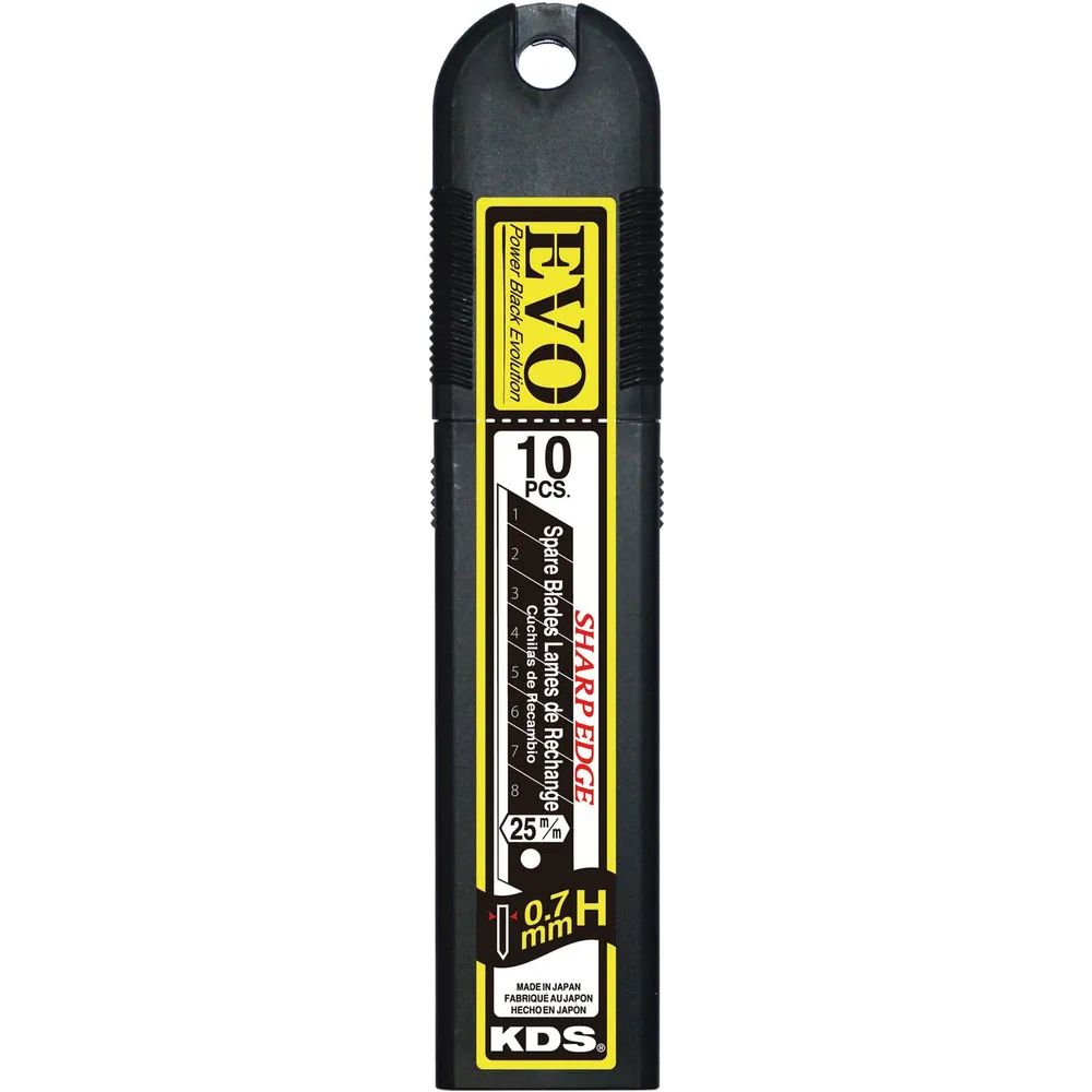 KDS Abbrechklingen-Box Power Black Evolution m. 25mm Abbrechklingen ( 10 Stück )