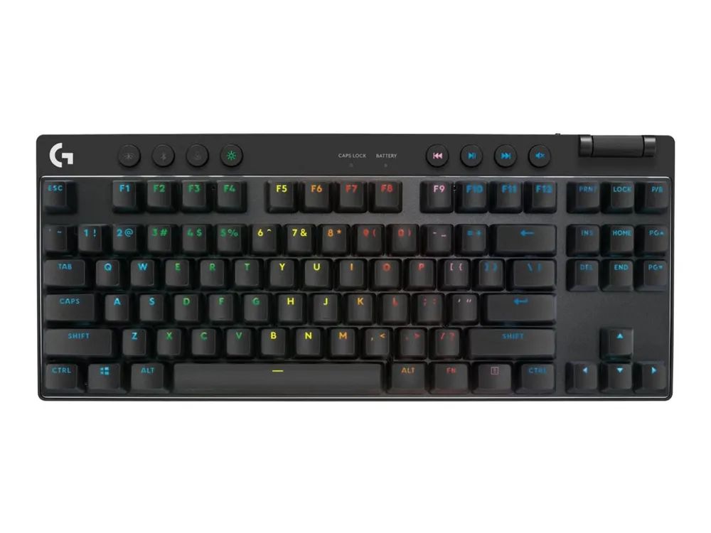 Logitech G PRO X - Tastatur - tenkeyless - hintergrundbeleuchtet QWERTY, Pan-Nordic