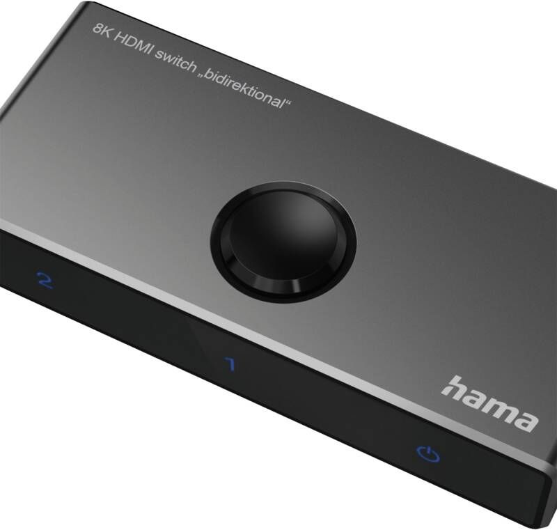 Hama 8K-HDMI™-Switch "bidirectional", 1 In 2 Out/2 In 1 Out