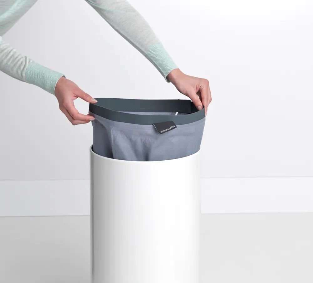 Brabantia Wäschebox 35L, Korkdeckel - White