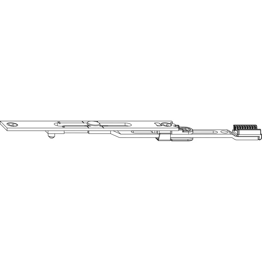 MACO MM Stulpverlängerung verlängerbar ohne Zapfen L=140 mm Tricoat-Evo (232890)