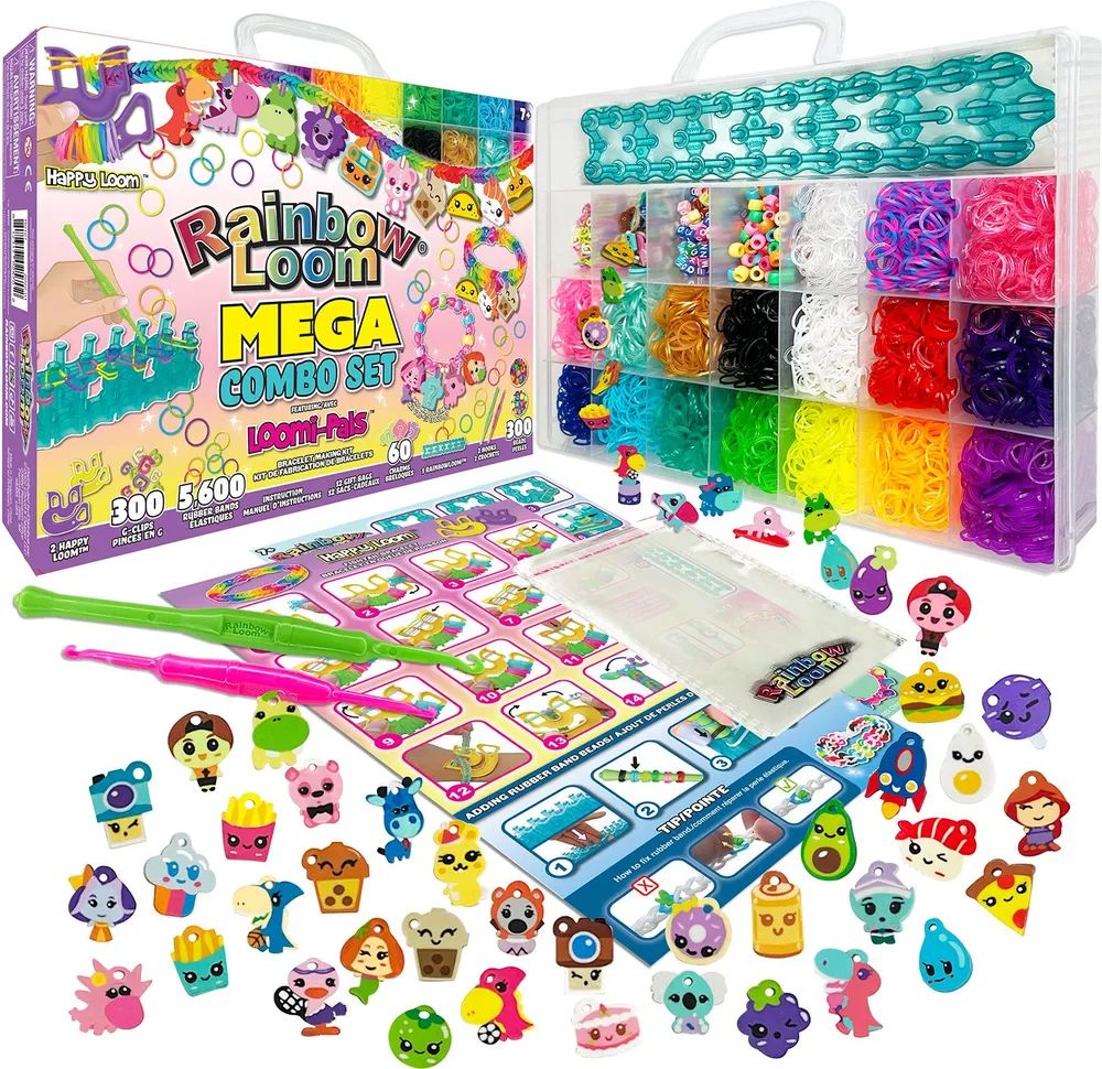 Bandai S.A.S. Rainbow Loom Mega Combo Set - Loomi-Pals