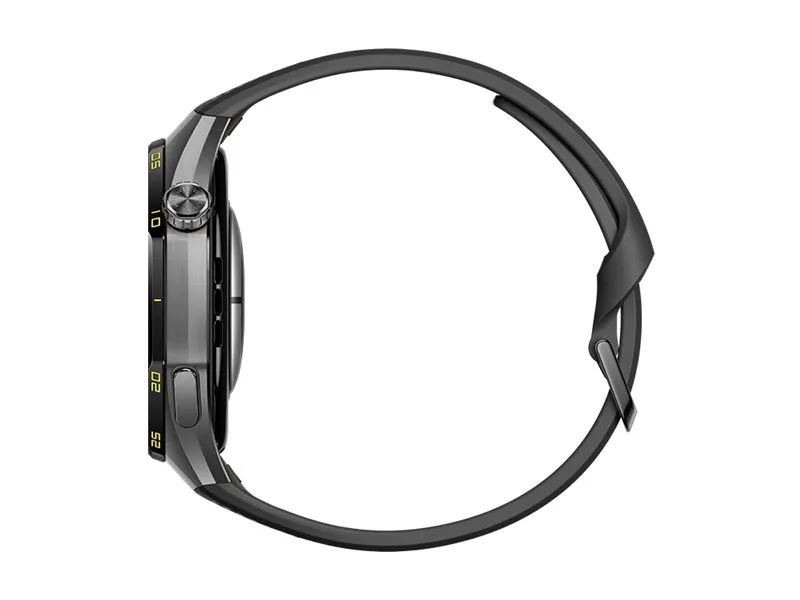 Huawei Watch GT 7 Pro - Titanlegierung - intelligente Uhr mit Riemen - Flouroelastomer - schwarz - Handgelenkgröße: 140-210 mm - Anzeige 3.7 cm (1.47")