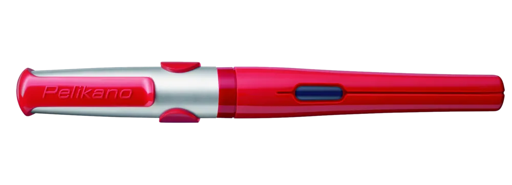 Pelikan Pelikano® Original Füller für Rechtshänder, Rot, Feder M, Faltschachtel