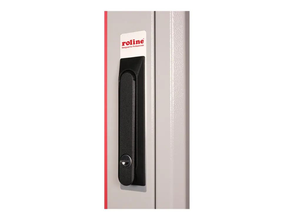 ROLINE Basic - Schrank Netzwerkschrank - Glas Tür, 600x800 BxT - RAL 7035, Hellgrau - 32U - 48.3 cm (19")