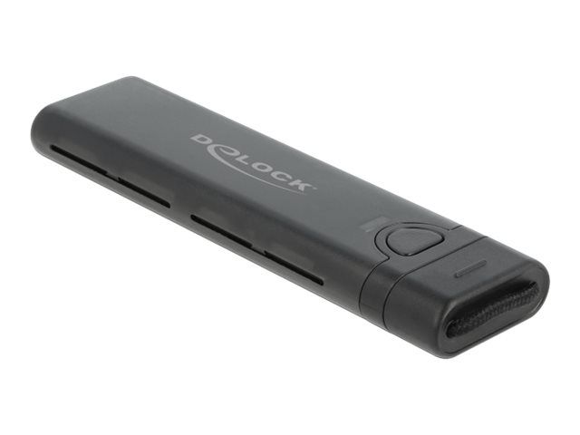 Delock Speichergehäuse - M.2 - M.2 NVMe Card / SATA 10Gb/s - USB 3.2 (Gen 2)