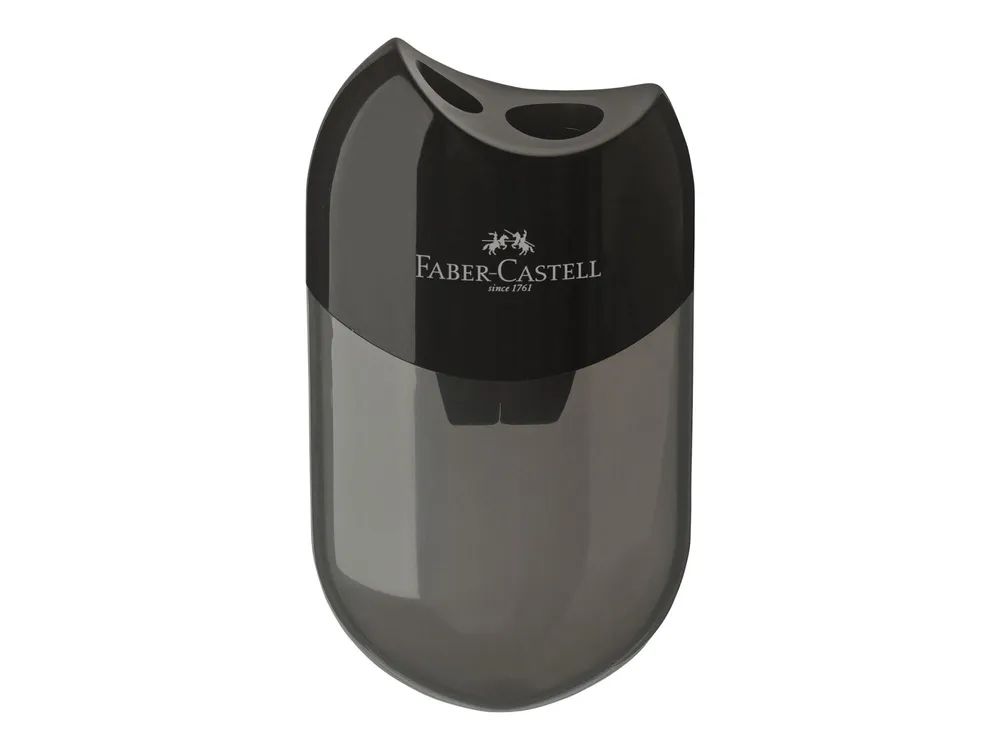 FABER-CASTELL Spitzer - 2 Löcher - Schwarz