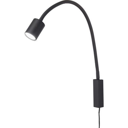 Honsel BETTLEUCHTE FLEX 1XGU10-LED / HONSEL JUSTI SCHWARZ 25F510 30498