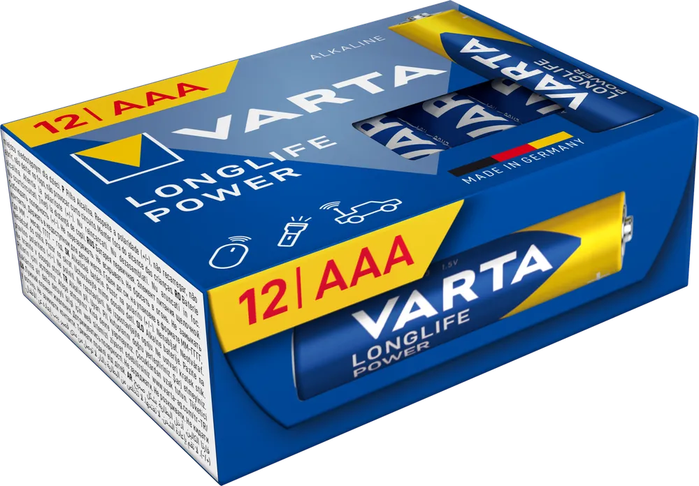 VARTA LONGLIFE Power AAA Cube 12