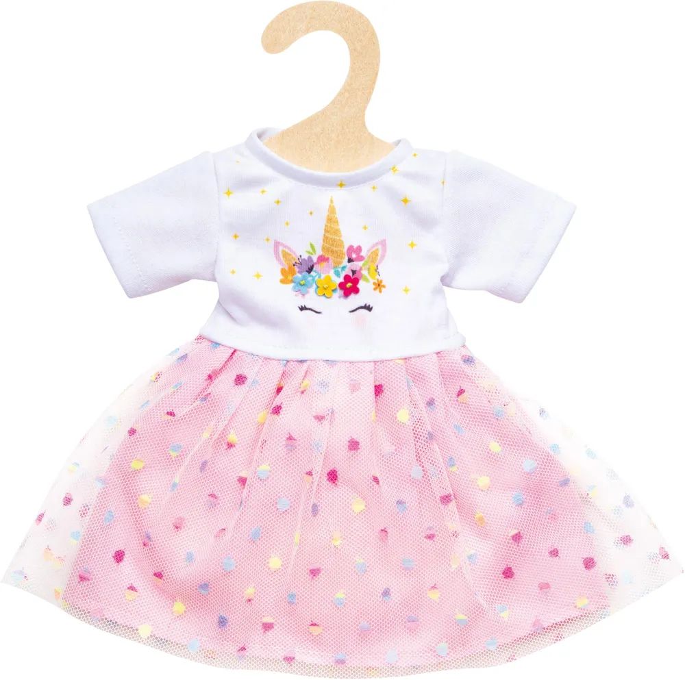 Heless GmbH Pu-Kleid Einhorn Hannah, Gr. 35-45cm