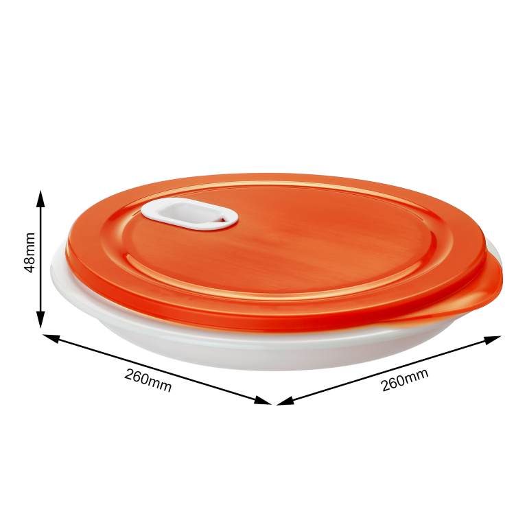 Rotho Mikrowellen-Teller 1.2 l, XL CLEVER