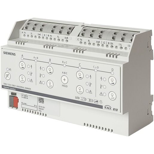 Siemens UNIV.DIMMER 4X300VA/1X1000VA / SIEMEN N 554D31 5WG1554-1DB31