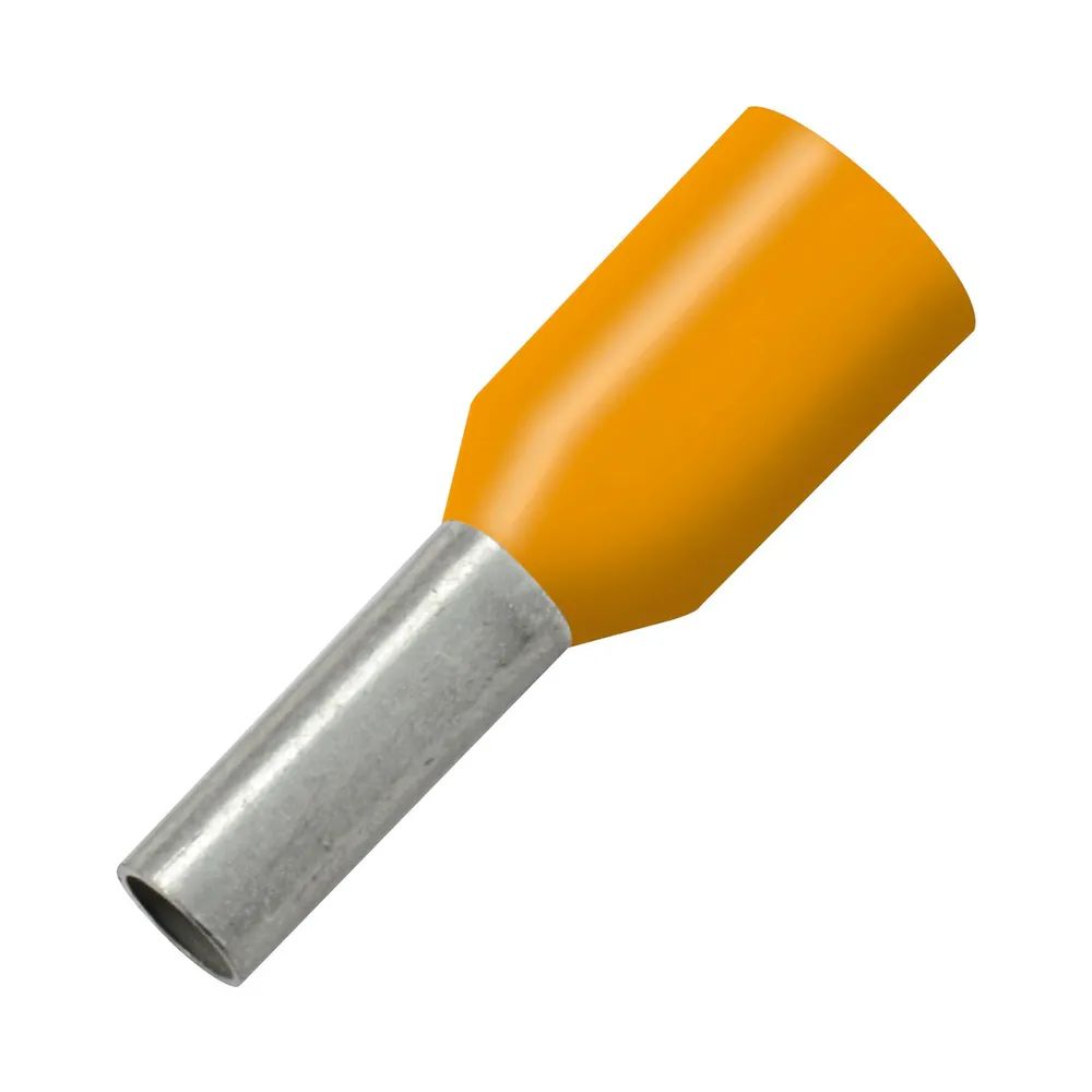 Edler Systems Kabeltechnik GmbH Aderendhülse 0,50x8/14 mit Kragen orange