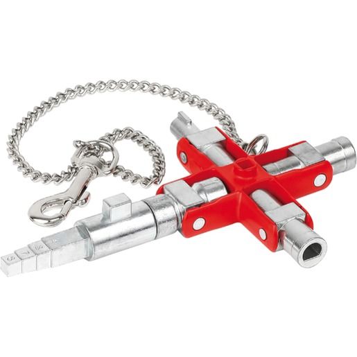 Knipex SUBMASTER BAU, 96MM / KNIPEX UNI.-SCHLÜSSEL 00 11 06 V01
