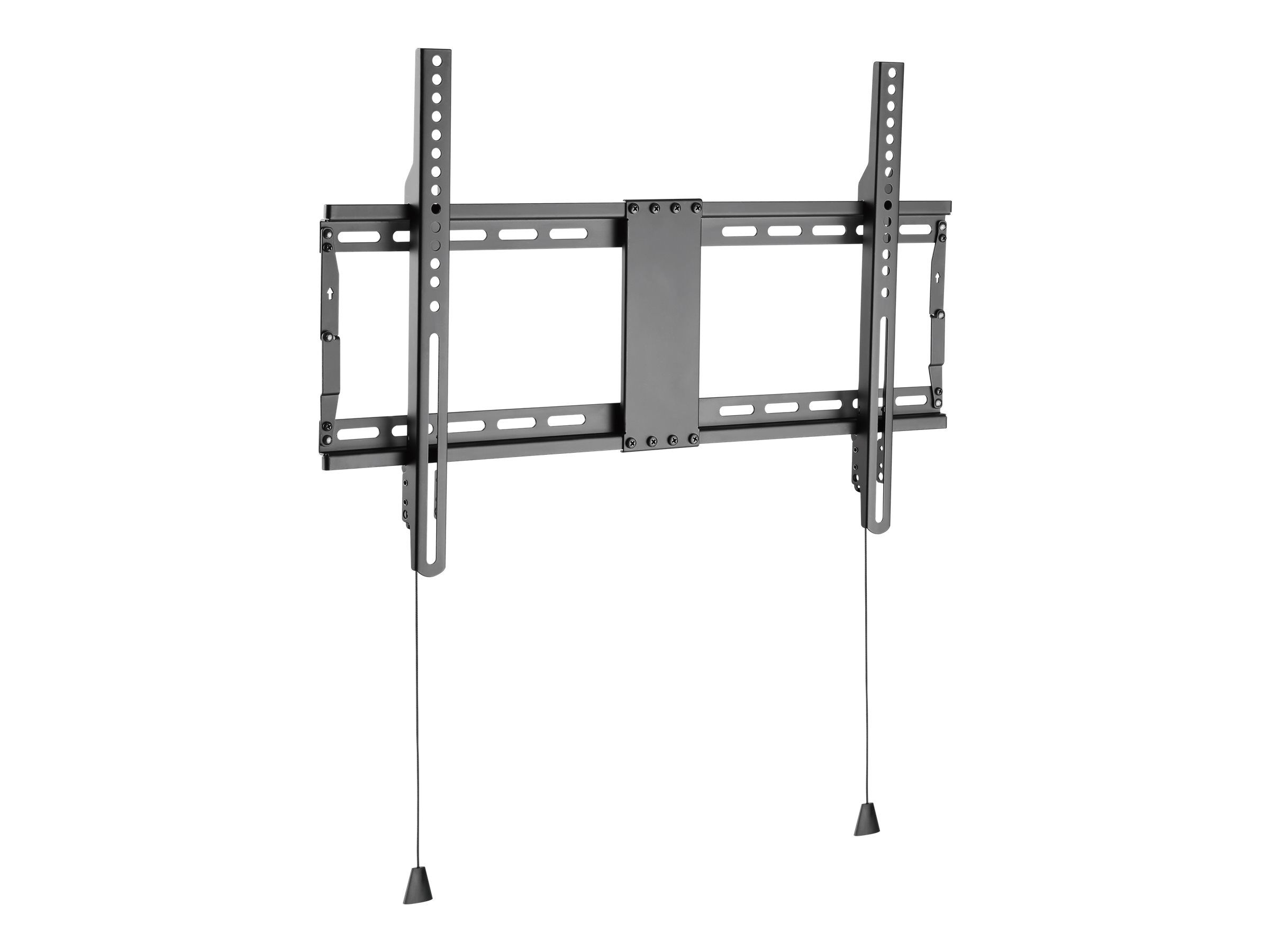 Vision VFM-W6X4V/2 - Befestigungskit (Wandmontage) - nicht kippbar - für Flachbildschirm - verriegelbar - kaltgewalzter Stahl - Schwarz - Bildschirmgröße: 94-177.8 cm (37"-70")