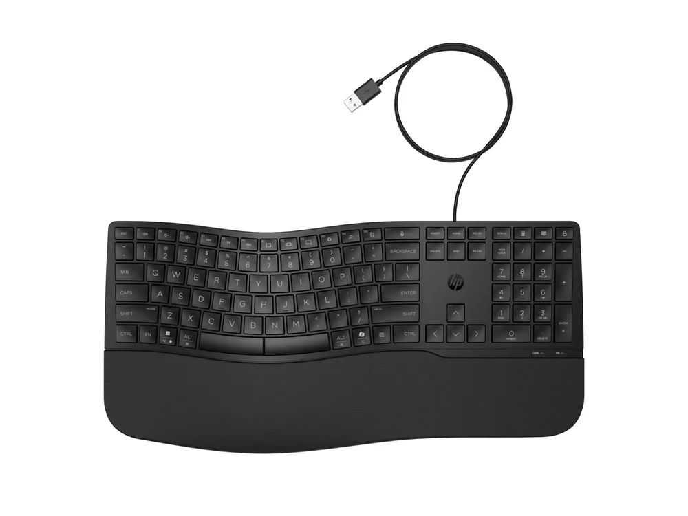 HP 480 Comfort - Tastatur - 3-Zonen-Layout, Multi-Device