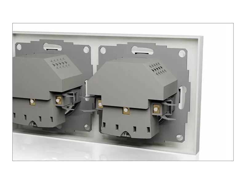 ICY BOX IB-MPS4200W-PD - Steckdose - 2P+E - Typ F, USB, USB Typ-C - mit Verschluss - 1 Steckdose, 1 USB-C socket, 1 USB-Anschluss - 3 A - weiß (Packung mit 2)
