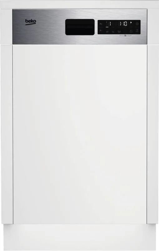 Beko BDSS25N20X Einbaugeschirrspüler Integrierbar, 45cm - 10 MG, Edelstahl