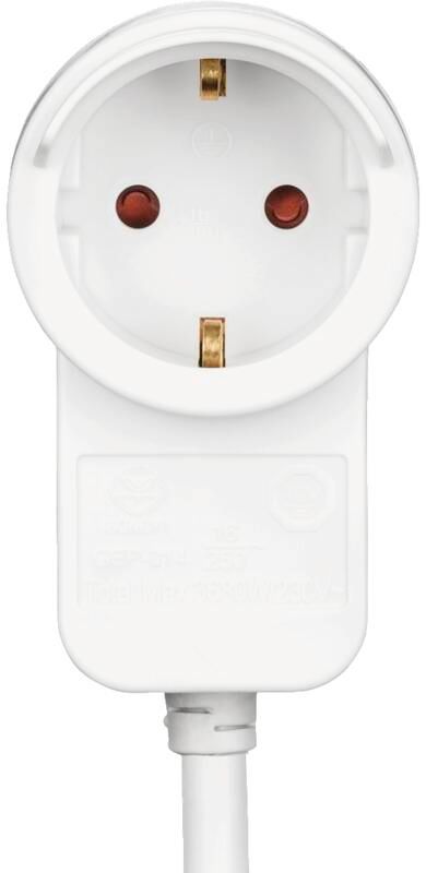 Hama 133801 Schuko-Verl. Powerplug, 3m