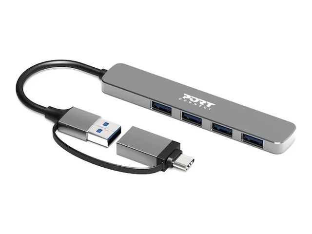 PORT Designs PORT Connect - Hub - USB-C/USB-A - 4 x SuperSpeed