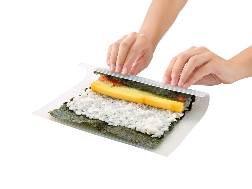 Lékué  Silikon Makisu Sushi Rollmatte - Transparent