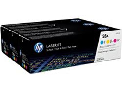 HP 128A - 3er-Pack - Gelb, Cyan, Magenta - original - LaserJet - Tonerpatrone (CF371AM)