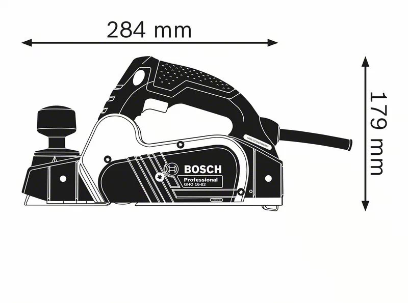Bosch Professional GHO 16-82 Hobel ZB Karton