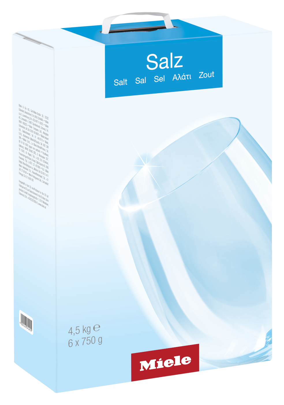 Miele GS SA 4502 P Regeneriersalz, 6 x 750 g