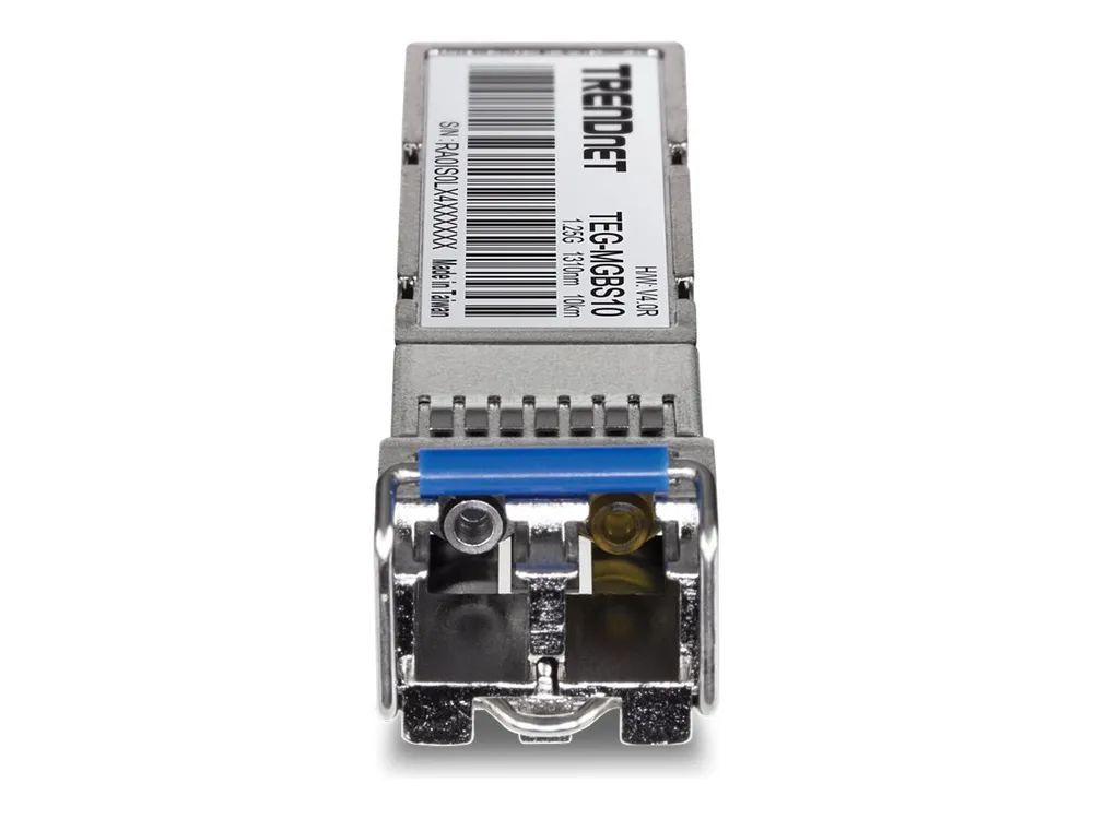 TRENDnet TEG MGBS10 - SFP (Mini-GBIC)-Transceiver-Modul - 1GbE - 1000Base-LX - LC Single-Modus - bis zu 10 km - 1310 nm - TAA-konform (Packung mit 4)