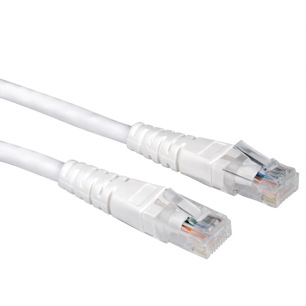 VALUE Patchkabel Cat.6 (Class E) UTP, weiß, 3 m