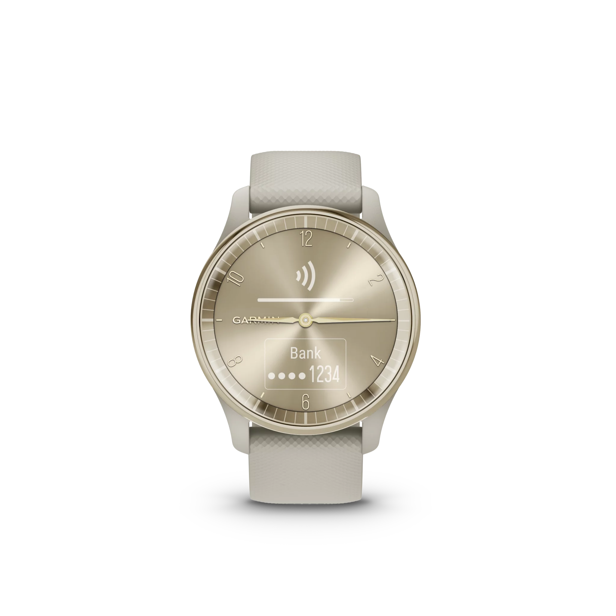 Garmin VIVOMOVE TREND, Pastellbraun/Cremegold