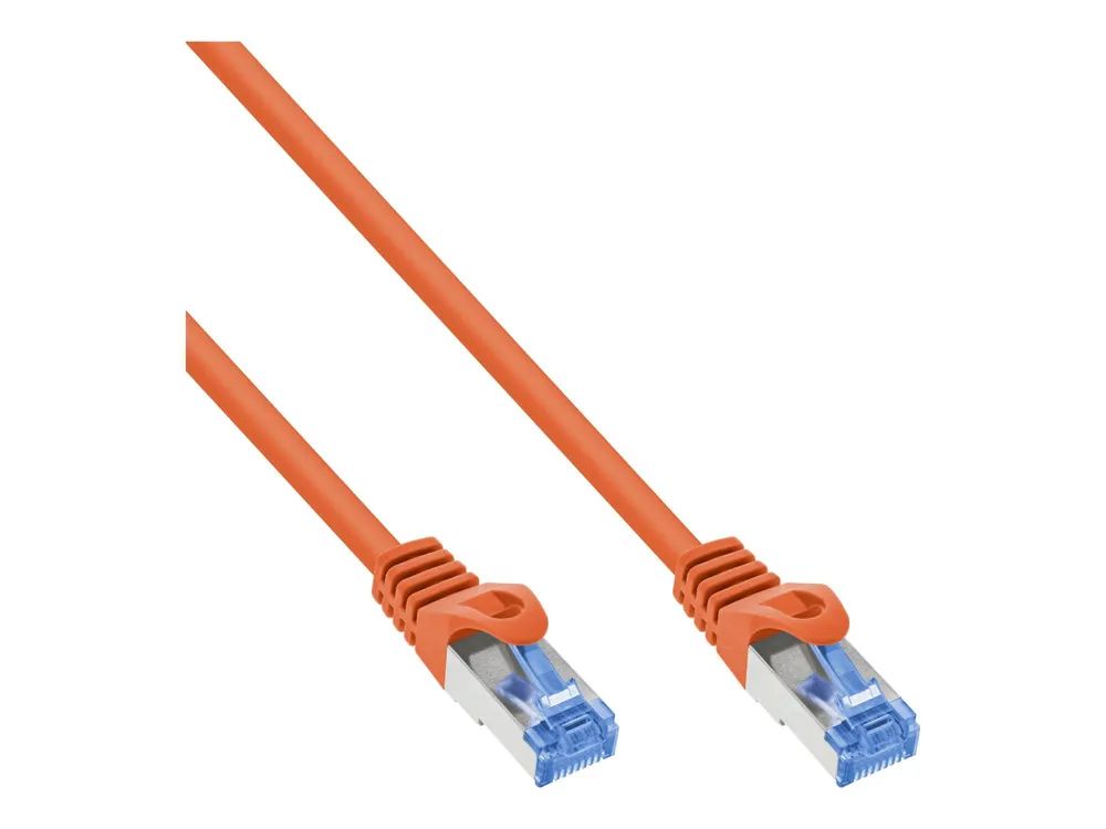 InLine Patchkabel - Cat.6A - S/FTP - TPE (LSZH) - CCA - orange - 7,5m