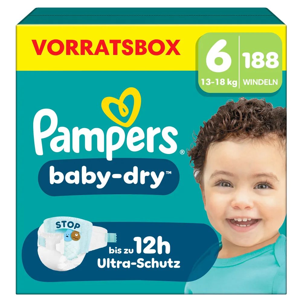 Pampers Baby Dry Gr.6 Extra Large 13-18kg 