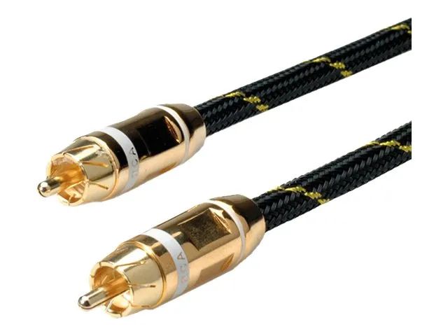 ROLINE Gold - Audiokabel - RCA männlich zu RCA männlich