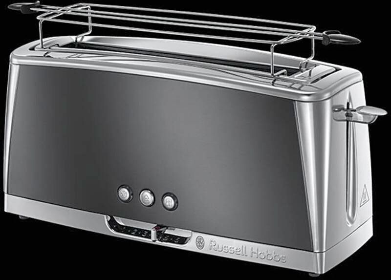 Russell Hobbs Luna Moonlight Grey Langschlitz-Toaster