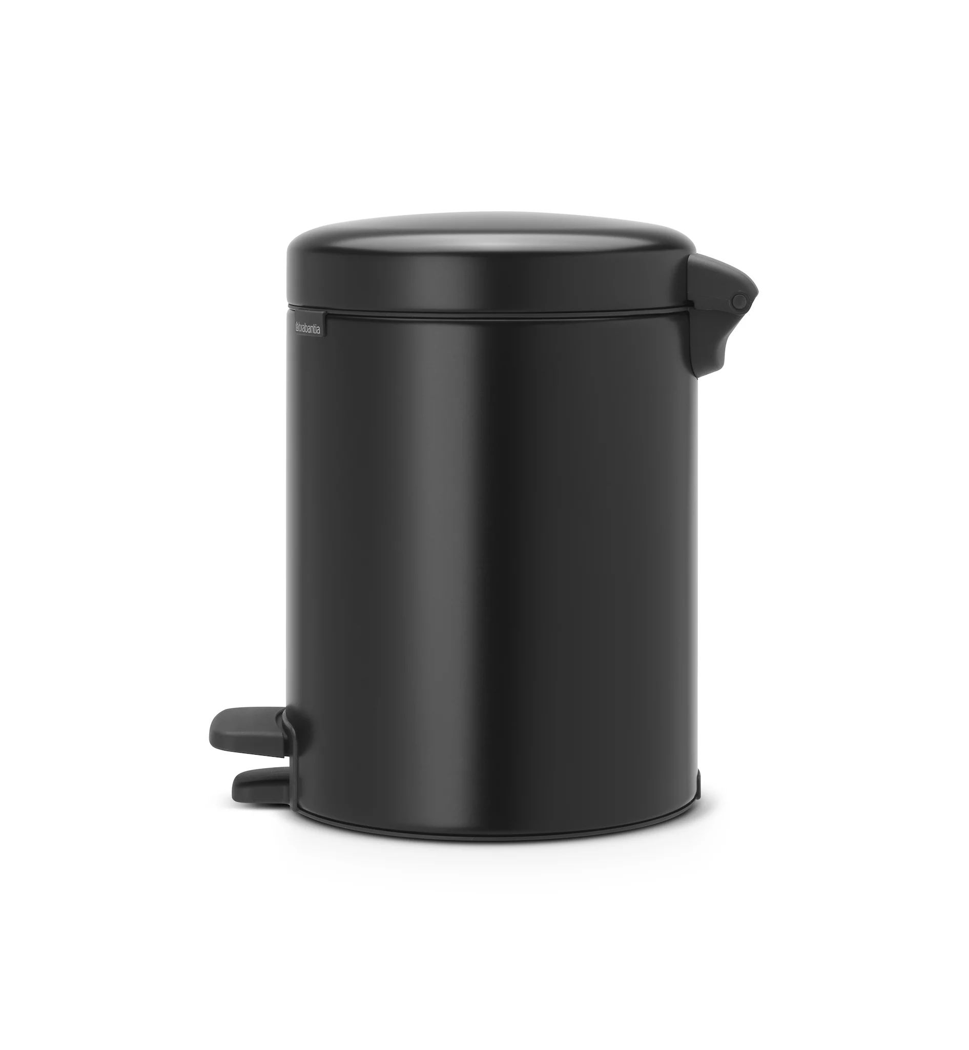 Brabantia newIcon Treteimer 5l mit Kunststoffeinsatz, Matt Black Open-Box