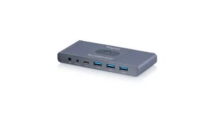 DIGITUS USB-C 3.0 HDMI KVM-Switch, 2-Port, 4K60Hz, Core Line