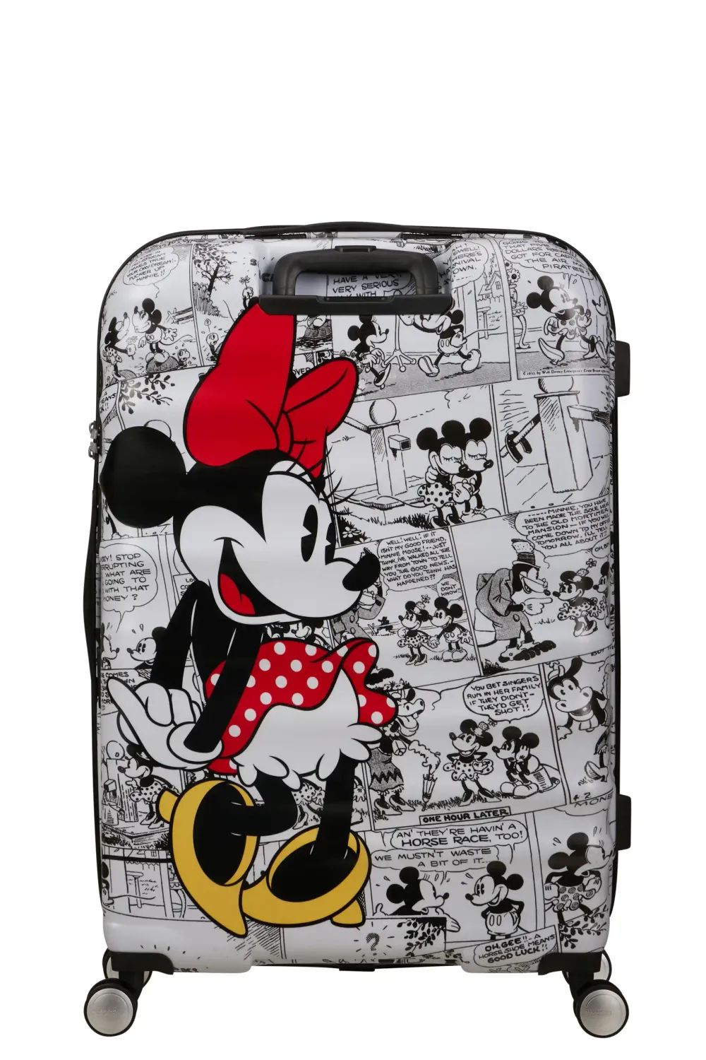 AMERICAN TOURISTER WAVEBREAKER SPIN.77/28, MINNIE COMICS WHITE