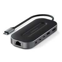 Satechi ST-U4MGEM - Kabelgebunden - USB4 - 100 W - Schwarz - Grau - 10 Gbit/s - FC - CE