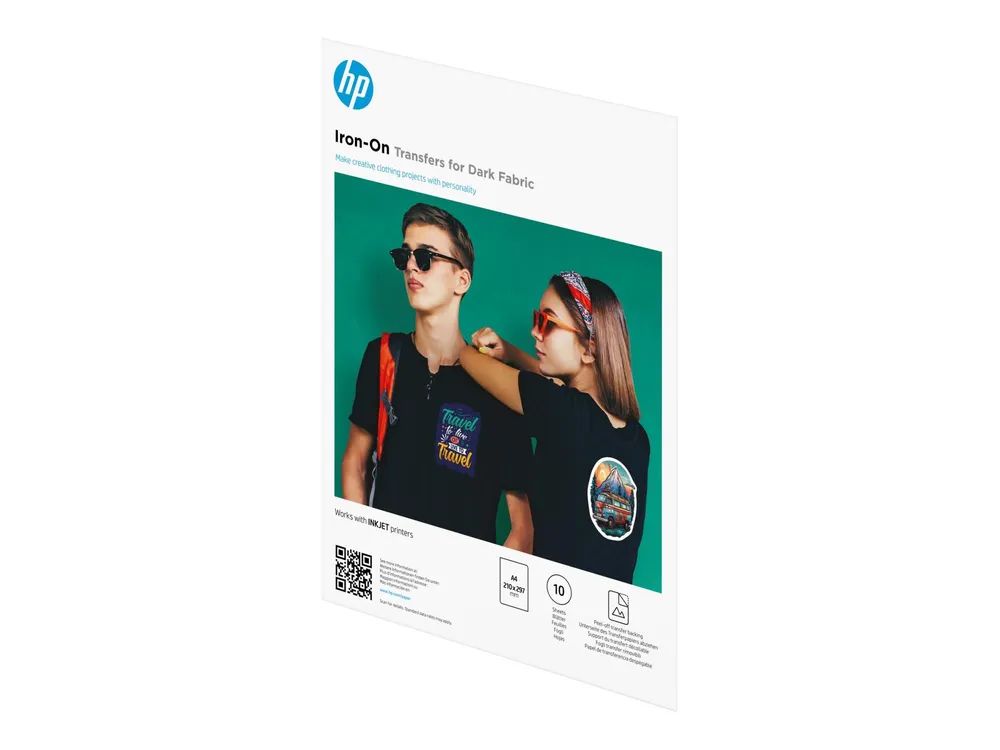HP Matt - A4 (210 x 297 mm) 10 Blatt Transferpapier