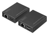 DIGITUS HDMI KVM Extender Set 4K/30Hz - Kabel-/Adapterset - Digital/Display/Video