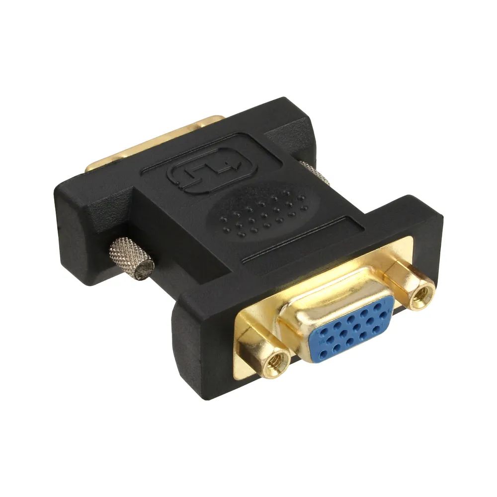 InLine DVI-A Adapter - Analog 12+5 Stecker auf 15pol HD Buchse (VGA) - vergoldet