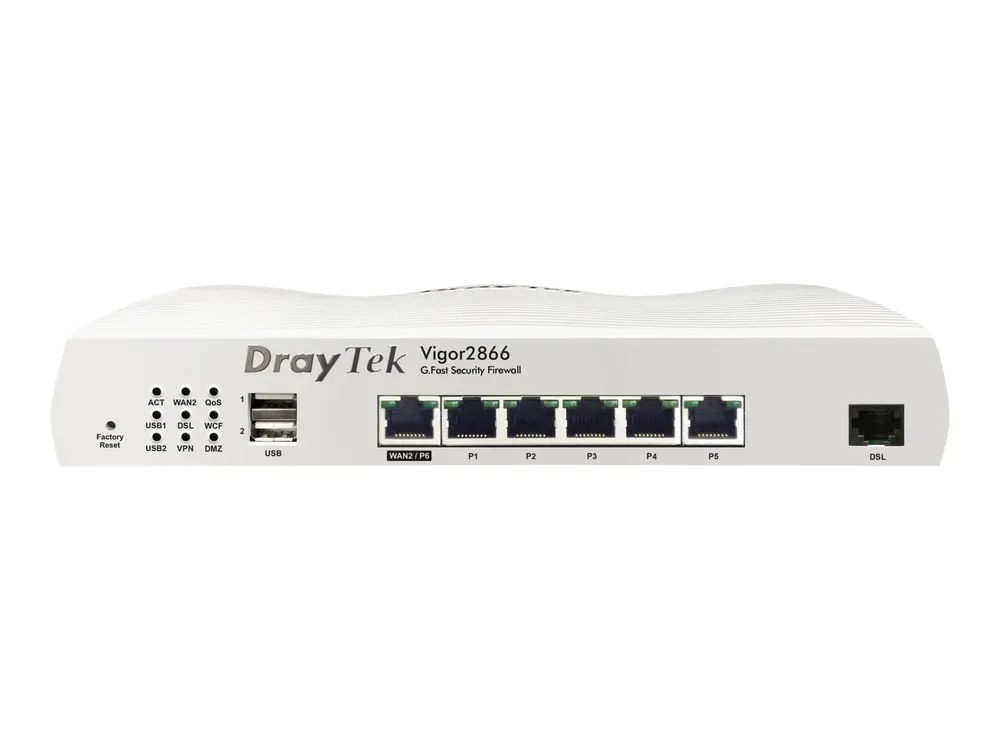 Draytek Vigor 2866 - Router - DSL-Modem 5-Port-Switch