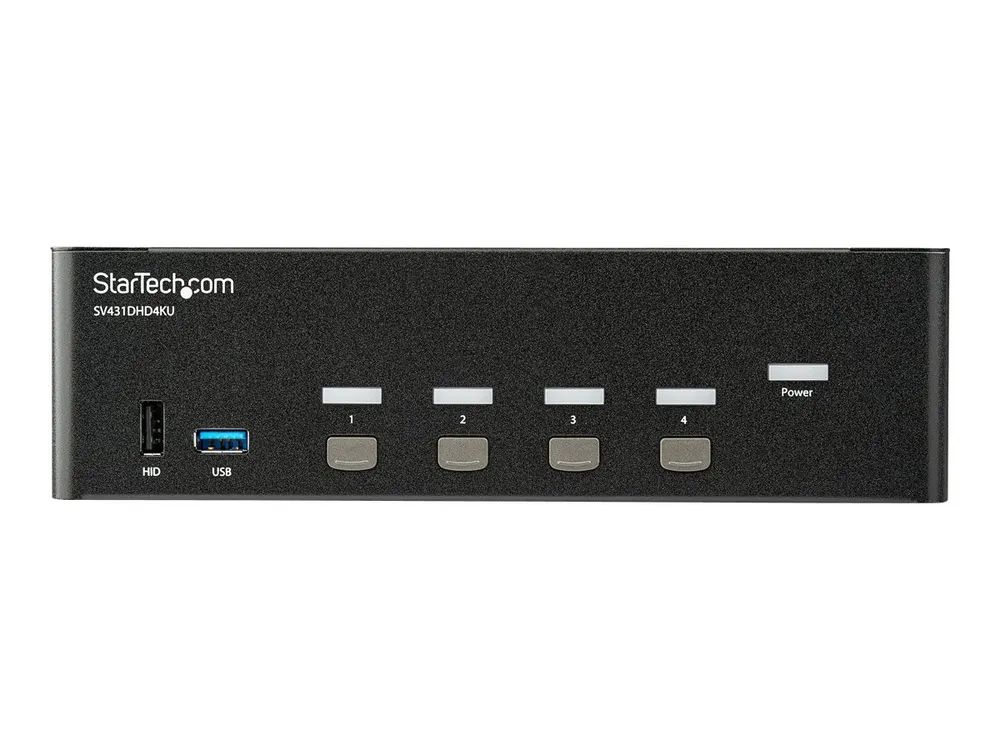 StarTech.com KVM Switch HDMI 4 Port - 4K 30 Hz