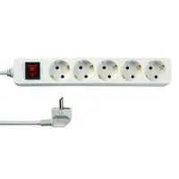 REV Ritter REV - Steckdosenleiste - Wechselstrom 250 V - 3500 Watt - Eingabe, Eingang 2-polig - Ausgangsanschlüsse: 5 (2-polig)