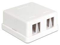 Delock Keystone Surface Mounted Box - Gehäuse mit modularen Einsätzen