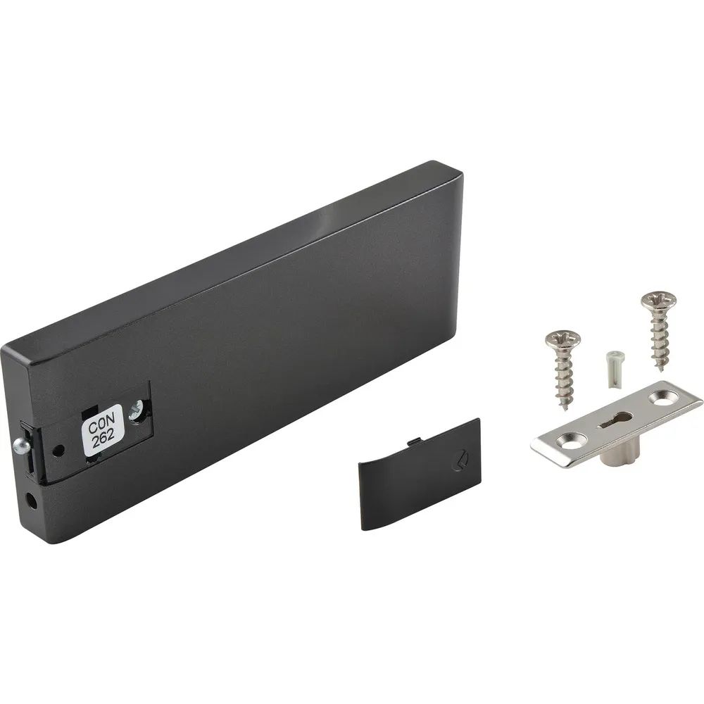 Italiana Ferramenta s.r.l.  ITALIANA FERRAMENTA Bremsklappenhalter Link mit Stahlseil AL280 Gunmetal schwarz