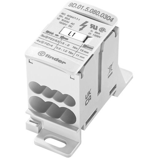 Finder ENERGIE-VERTEILERBLOCK 80A / FINDER 9D.01.5.080.0304